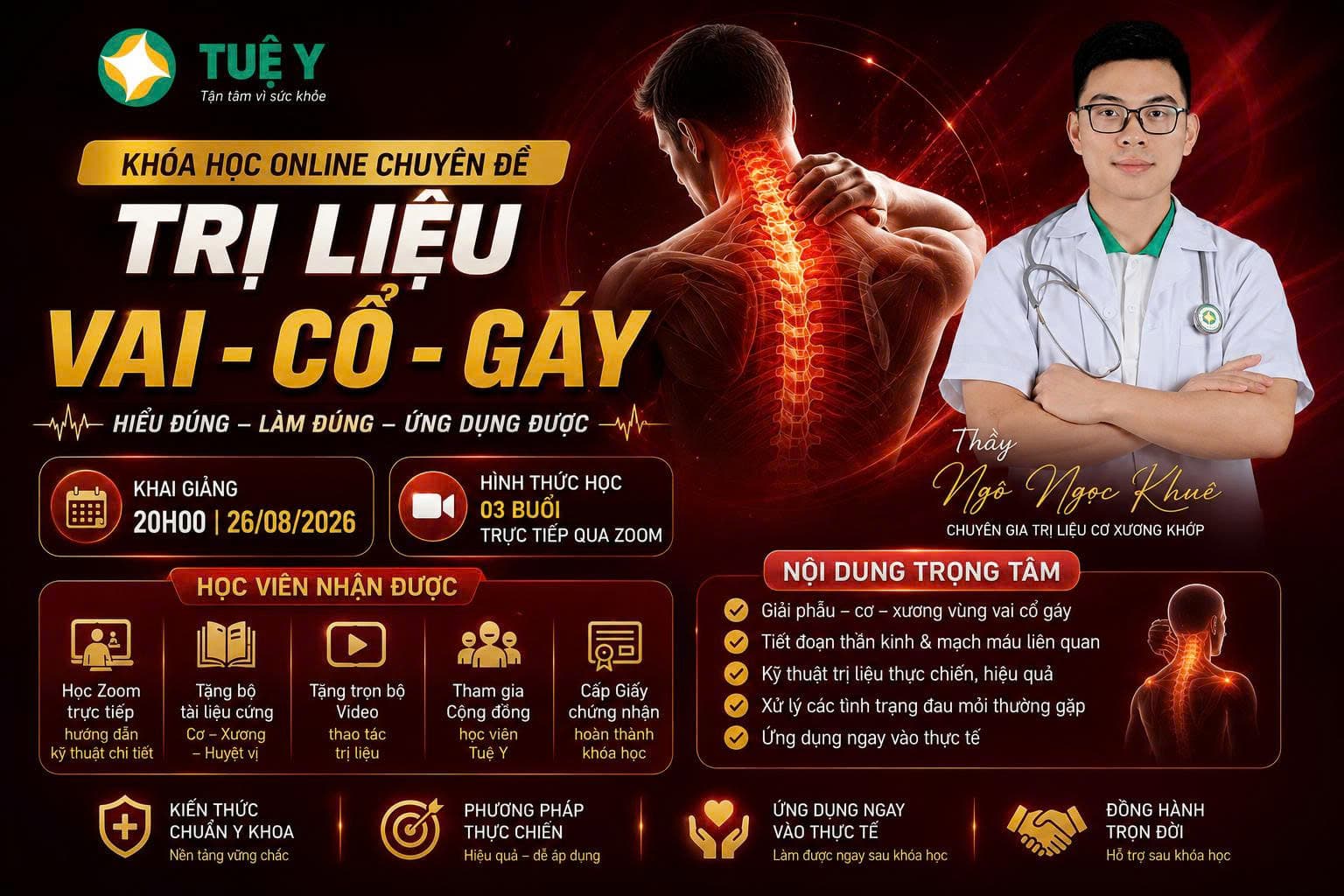 LIVE: Hiểu đúng Vai – Cổ – Gáy